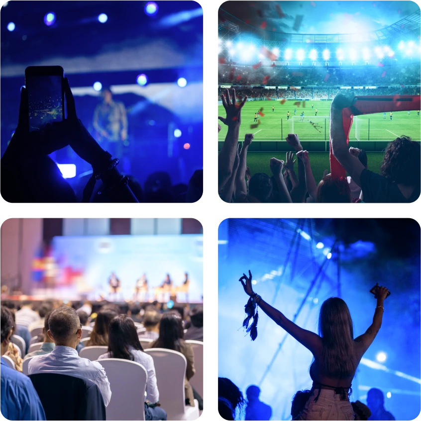 transfer para shows e eventos