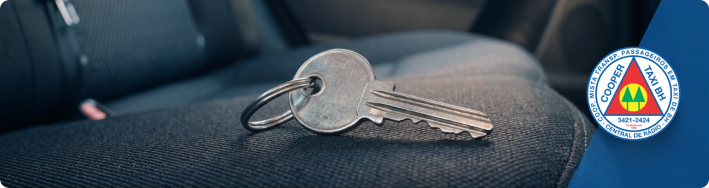 objeto esquecido no táxi