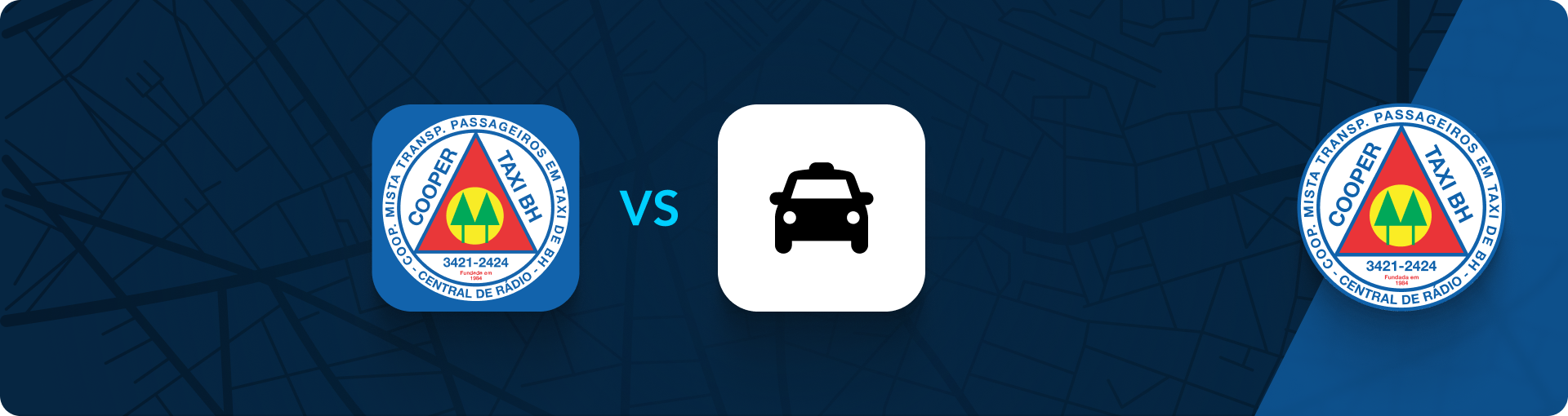Coopertáxi vs aplicativo