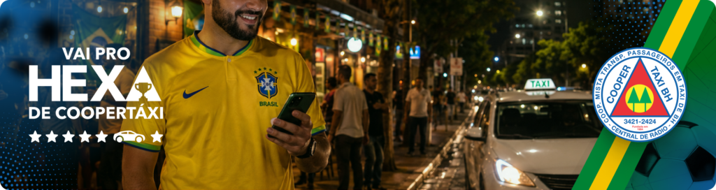 beber e não dirigir táxi BH