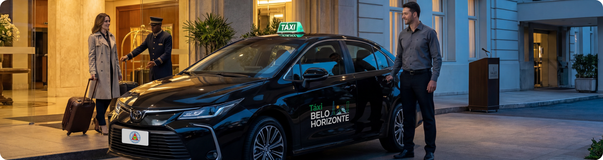 convênio táxi para hotéis BH