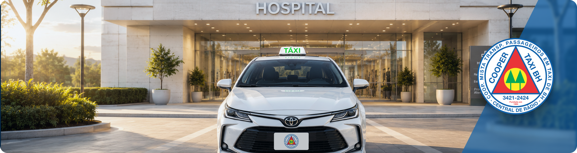 convênio táxi para clínicas e hospitais BH